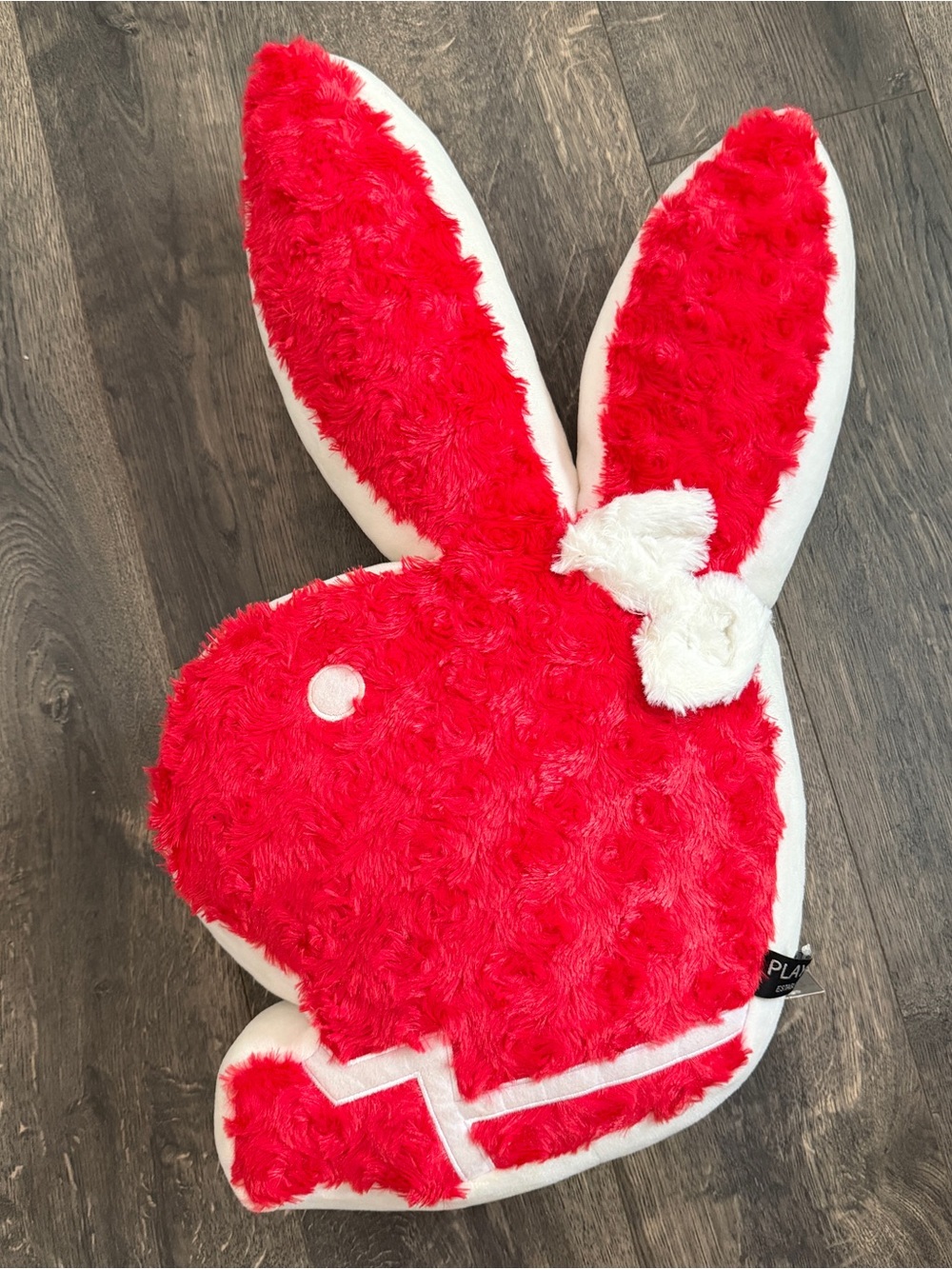 Playboy Y2K red bunny plush pillow